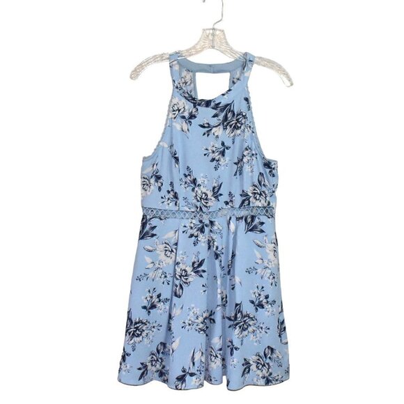 Speechless Sleeveless Cut Out Scoop Neck Floral Skater Summer Mini Dress… - Picture 1 of 15